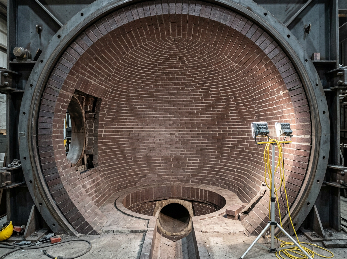 熔融炉各部位的工况和耐火材料的选择